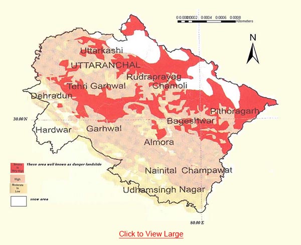 Uttarakhand Landslide Zone